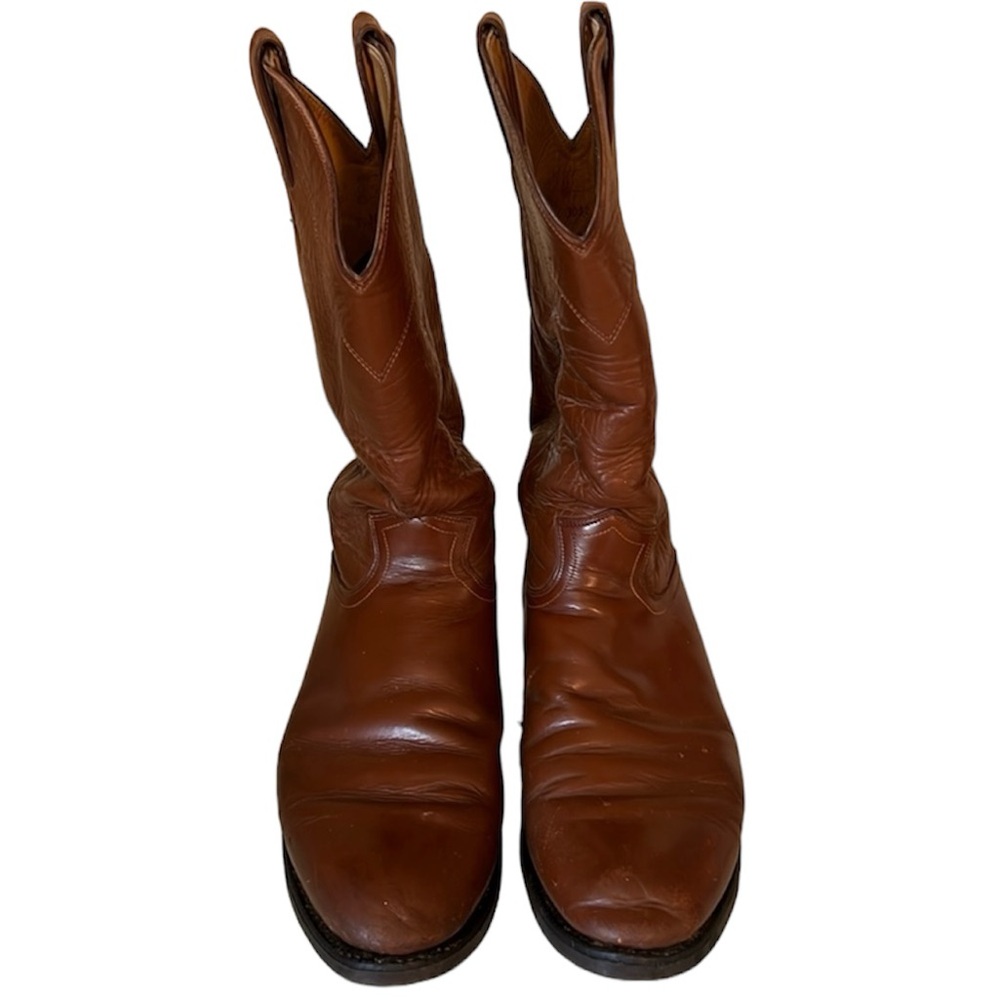 Justin Roper brown leather men’s boots size 9C